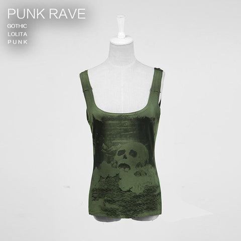 Ärmelloses Punk-Shirt für den Digitaldruck