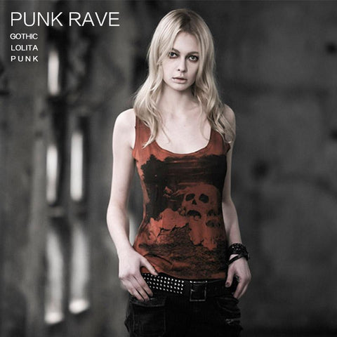 Ärmelloses Punk-Shirt für den Digitaldruck