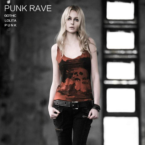 Ärmelloses Punk-Shirt für den Digitaldruck