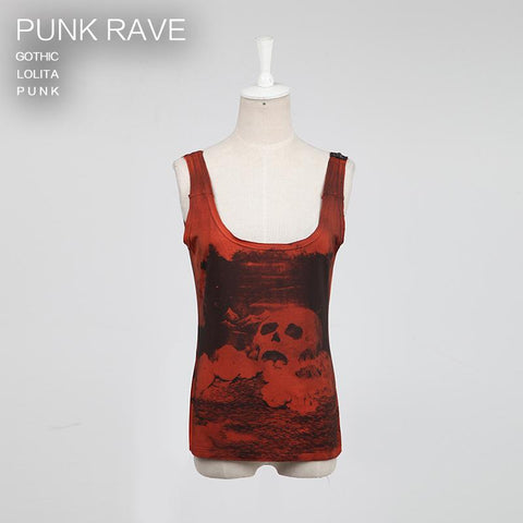 Ärmelloses Punk-Shirt für den Digitaldruck
