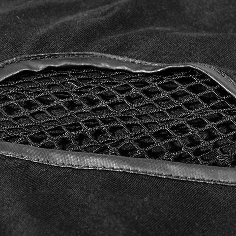 Kaffee Steampunk Tight Mesh Punk Shirts mit hohem Kragen