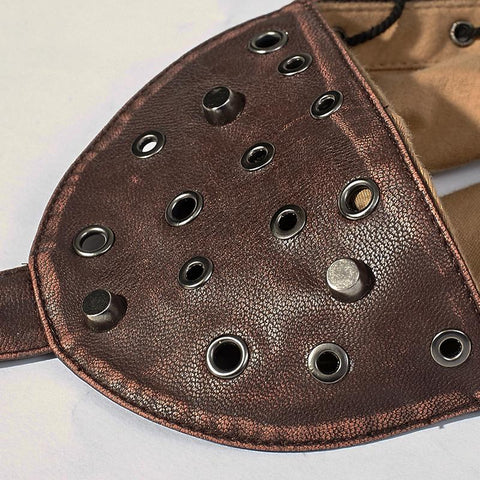 Steampunk Top gehäkelt Strape Backless Punk Shirts für Frauen