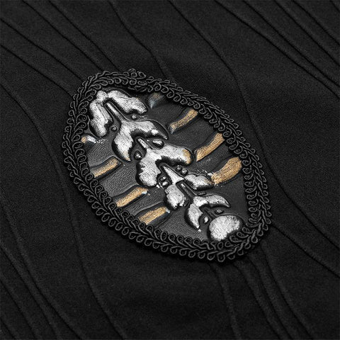 Darkness Magic unregelmäßiges Strickkleid