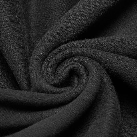 Mit Hoodie bestickte Strickjacke