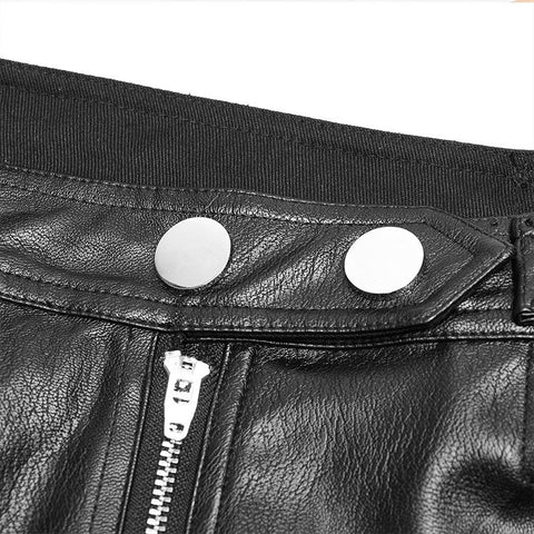 Lokomotive Schöne PU Leder Shorts