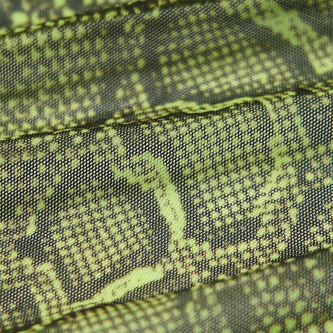 Punk fluoreszierendes Serpentin bedrucktes dreieckiges Gesichtstuch