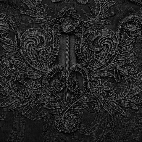 2020 Gothic Jacquard Strickkleid