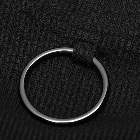 Kragen-V-Ausschnitt mit Seilstrickoberteil gebunden