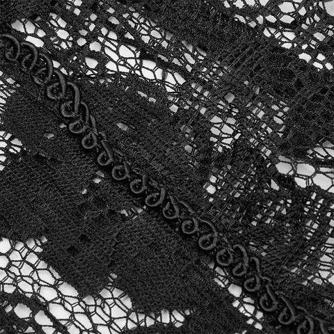 Transparente transparente Hose mit Paisley-Muster