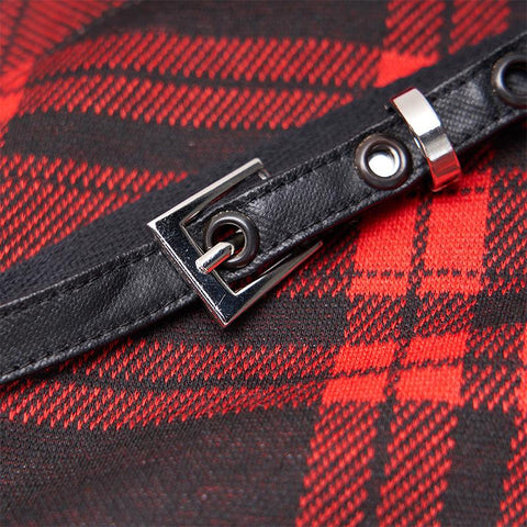 Punkriemen klein Kleid in A-Form