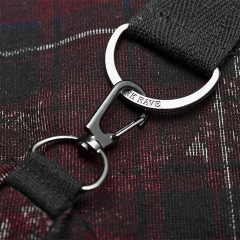 Punk Rebellious Girl Unregelmäßiges Kleid - Rot