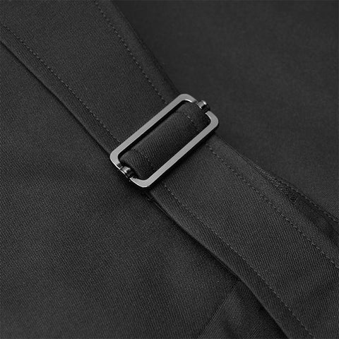Geschickter Plaid-Faltenrock mit Querschnitt