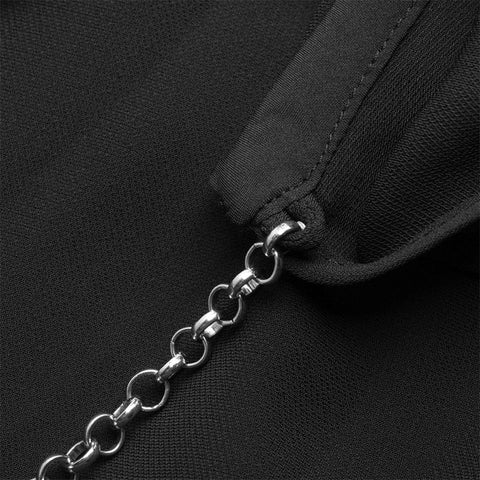 Langer offener Gabel Chiffon langer Rock