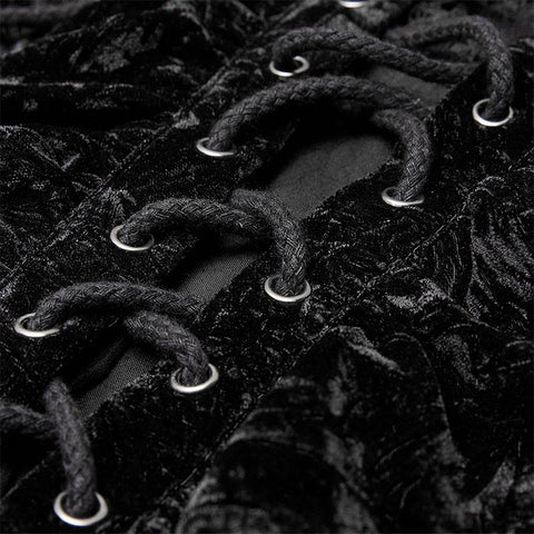 Gothic Shirt aus Samt