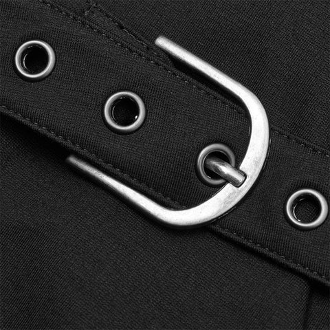 Punk Rock Irregular Skirt - Stoff