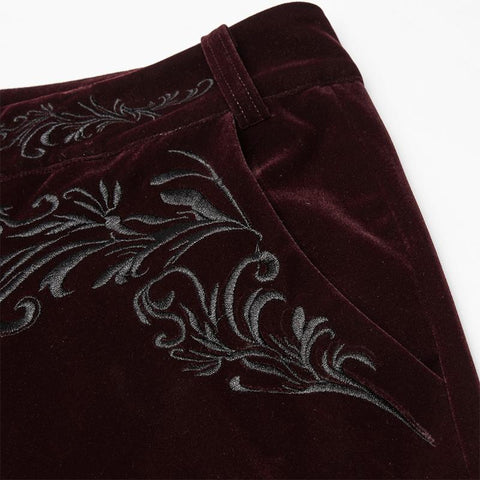 Exquisite Gothic bestickte Hose