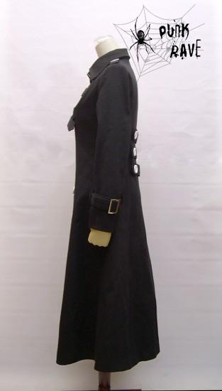 Einreihiger Langarm Junior Punk Trenchcoat