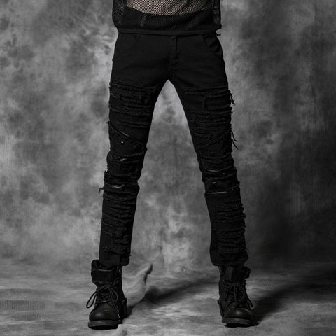 Mode Neues Design Sexy Denim Harem Jean Punk Hose