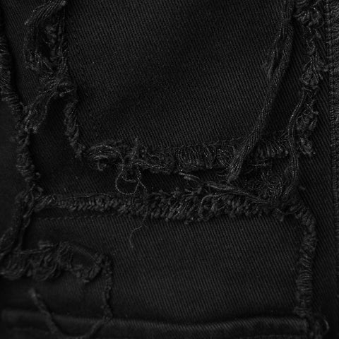 Langer Leder Punk Mantel mit dem warmen schwarzen Pelzkragen für Männer