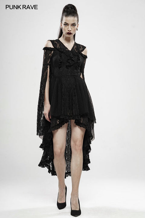 Wilderness Witch Lace Irregular Dress