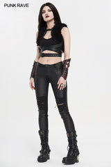Punk Handsome Tight PU Lederhose