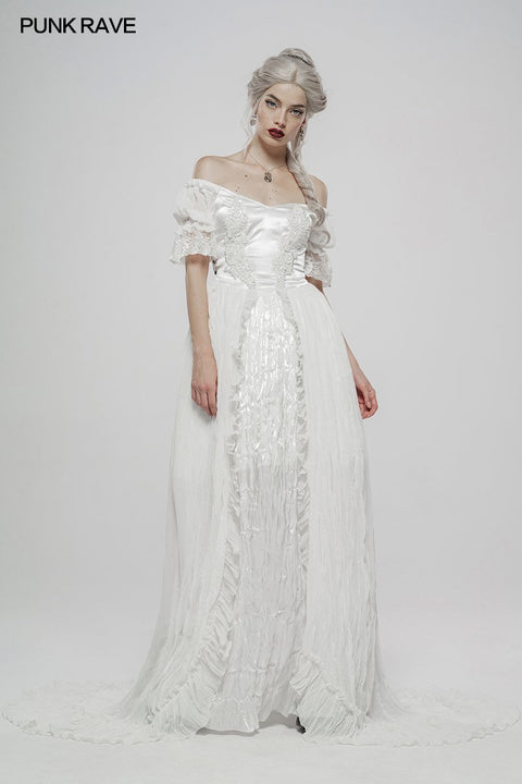 Schulterfreies schwarzes Federkleid