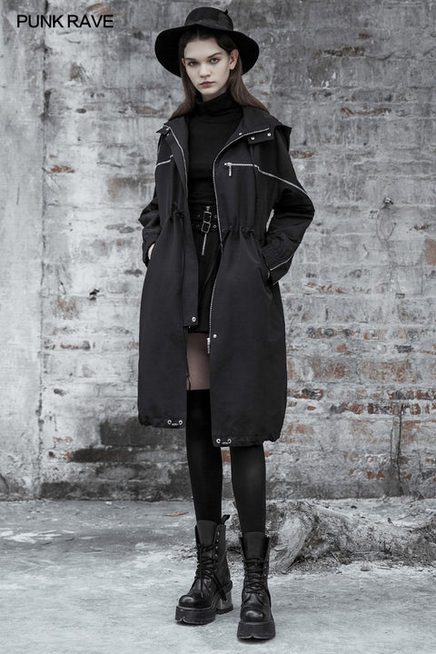 Wizard Hat Drawstring Lose lange Windjacke