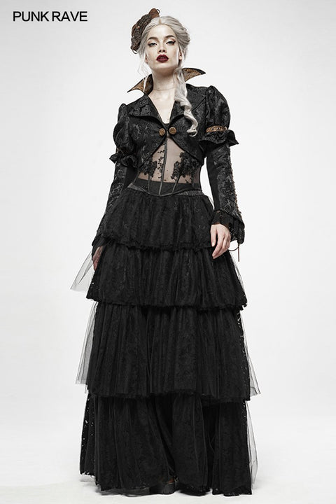 Steampunk verzweifelte Krise Kurzmantel