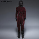 Fashion Classical Gentle Long Gothic Jacke mit Velours