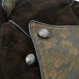 Moderne gothic Trenchcoats im Militärkapstil für Männer