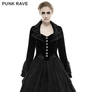 Mystery Women Jacket Eleganter gotischer Mantel mit Spitze