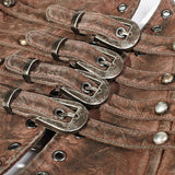 Steampunk Vintage Retro Underbust Korsett Taillengürtel Sexy Ledergürtel für Frauen Accessoires