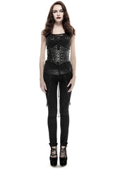 Steampunk Vintage Retro Underbust Korsett Taillengürtel Sexy Ledergürtel für Frauen Accessoires