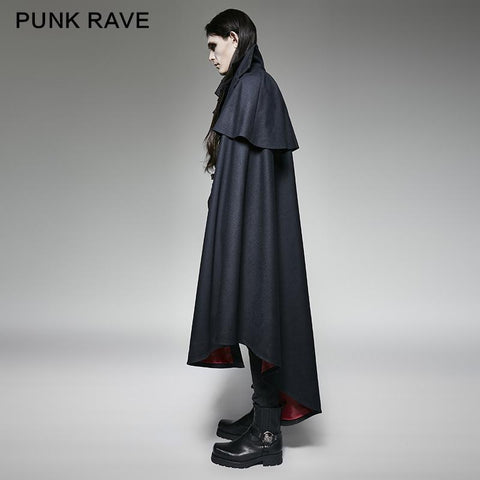 Luxus gotische Trenchcoats mit Muster wie Vampire Count Cape