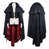 Luxus gotische Trenchcoats mit Muster wie Vampire Count Cape