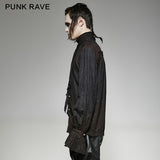Vintage Malerei Punk Shirts mit einer hochwertigen Leinen Krawatte