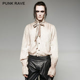 Vintage Malerei Punk Shirts mit einer hochwertigen Leinen Krawatte