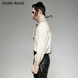Vintage Malerei Punk Shirts mit einer hochwertigen Leinen Krawatte