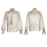 Vintage Malerei Punk Shirts mit einer hochwertigen Leinen Krawatte