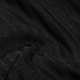Große schwarze gestreifte Punk Shirt mit vertikalen Sinnesplaids