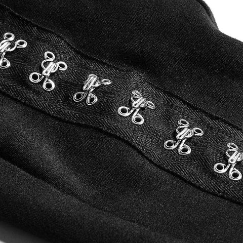 Super Slim Split Metall Schnalle Dekoration Split Strumpfhose Punk Hose