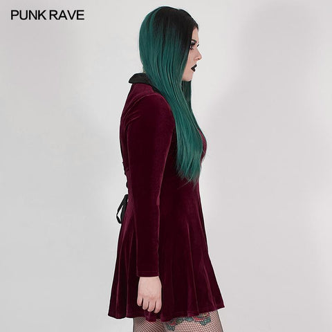 Gothic Dark Night Vines Kleid