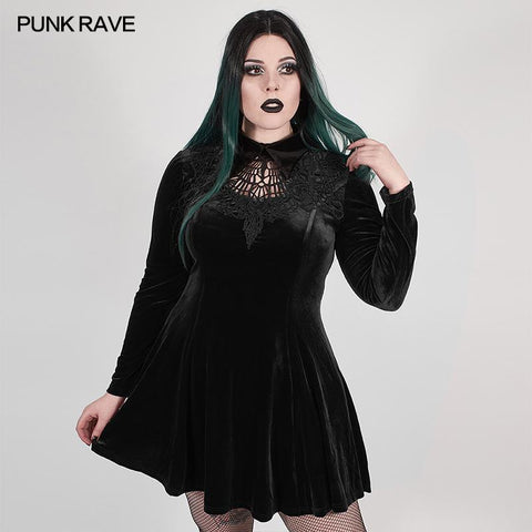 Gothic Dark Night Vines Kleid