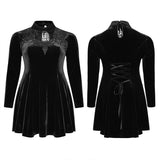 Gothic Dark Night Vines Kleid