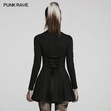 Goth-Langarmkleid für den täglichen Gebrauch