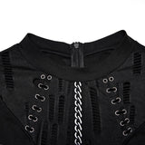 Goth-Langarmkleid für den täglichen Gebrauch