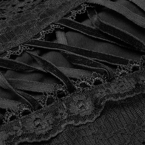 Gothic wunderschönes T-Shirt mit V-Ausschnitt