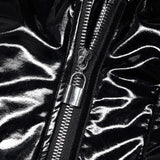 Goth sexy Lacklederjacke