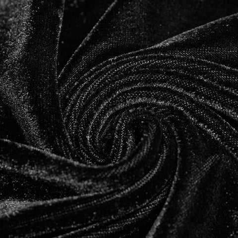 Samt Japanisches Stickkleid