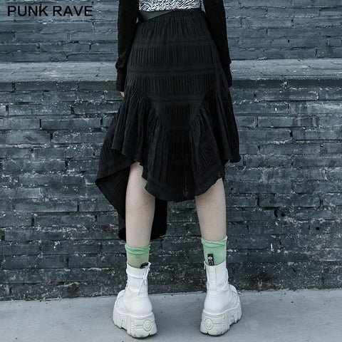 Unregelmäßiger langer Überrock